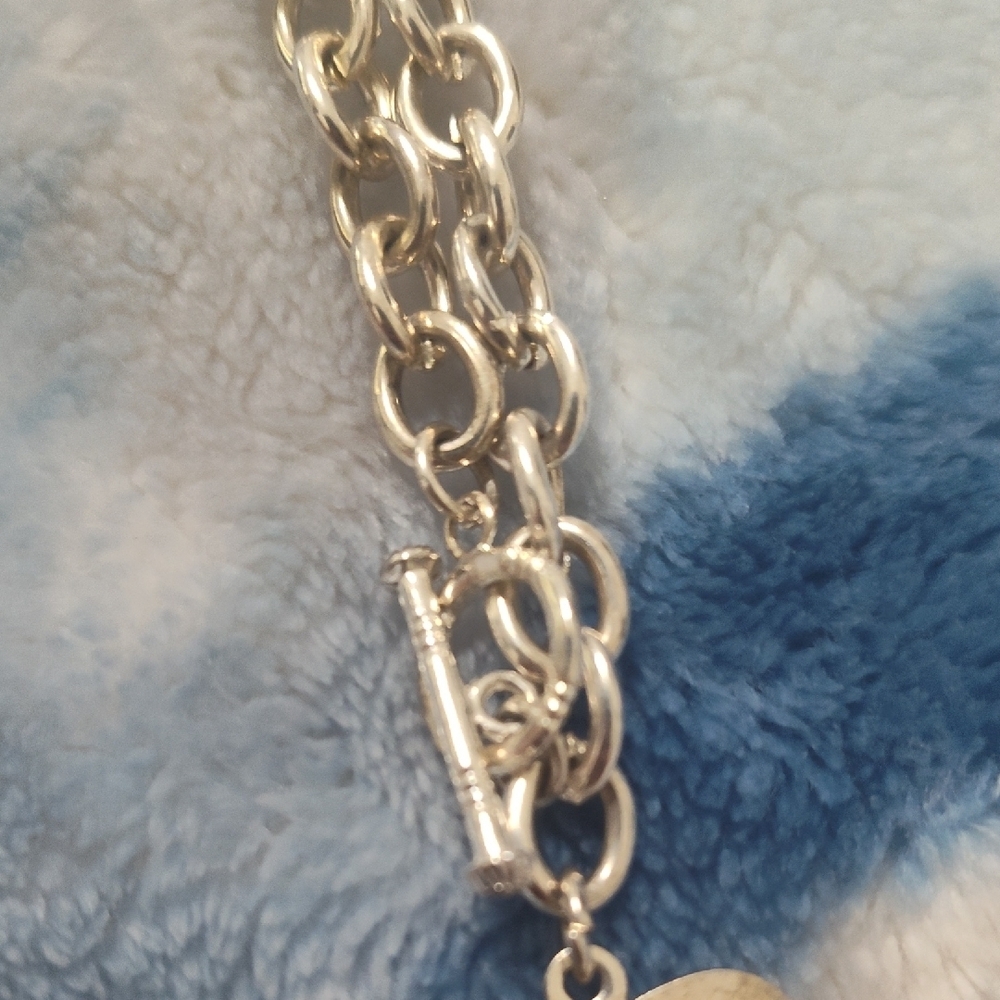 Heart Charm Bracelet Steel - Picture 4 of 7